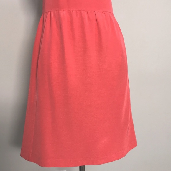 Coren Moore Women’s Coral Orange Halter Midi Dress Size 8 - Picture 3 of 7